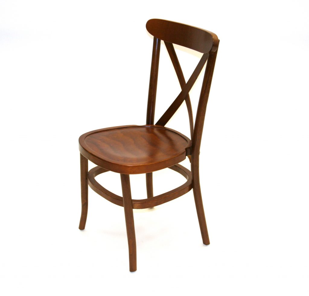 Wooden Crossback Chairs for Hire - Weddings Events - BE 