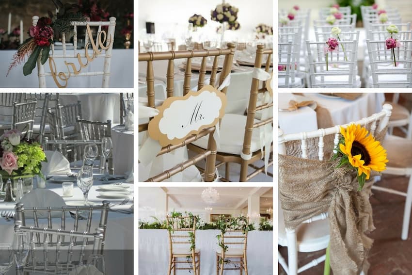 Chiavari Chair Styles - BE Event Furniture Hire