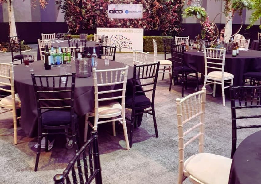 Black - Chiavari Chair Hire Guide - BE Event Furniture Hire