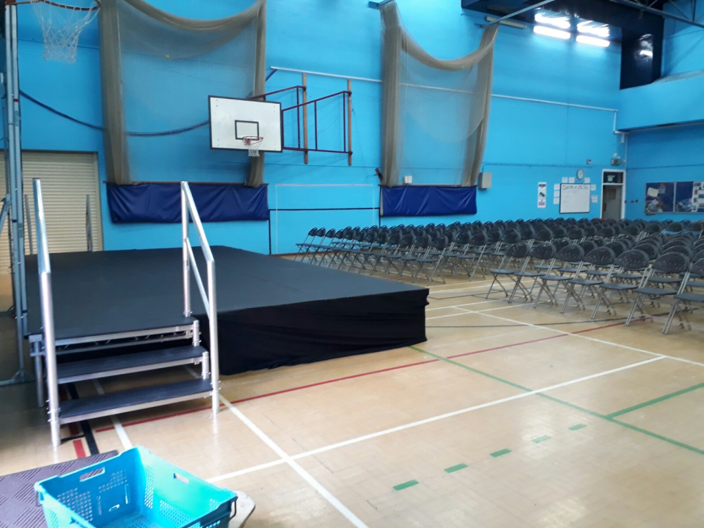 Stage Steps for Hire for 57cm High Stage - Staging - BE Event Hire